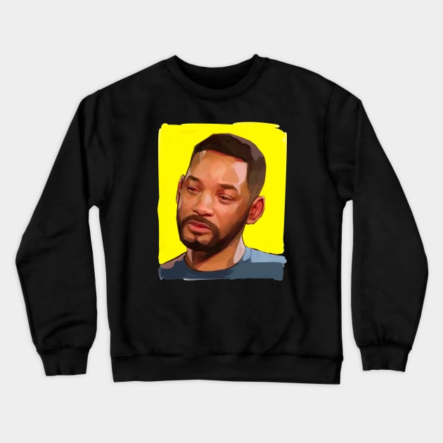 Will Smith in pain Crewneck Sweatshirt by Hieumayart